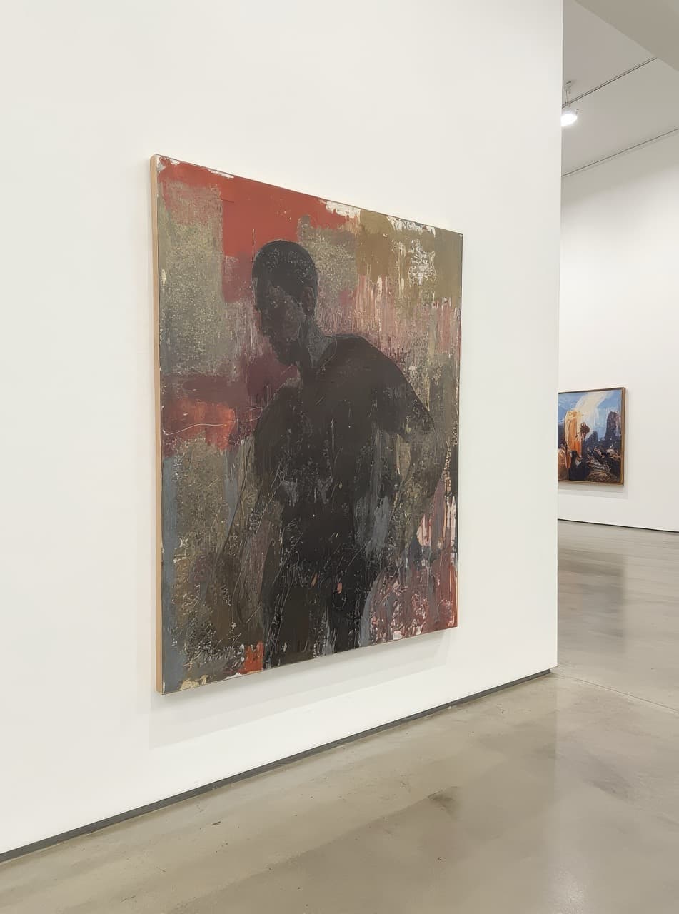 Artwork placed in Modern Gallery — AI gallery mockup by ArtView Pro