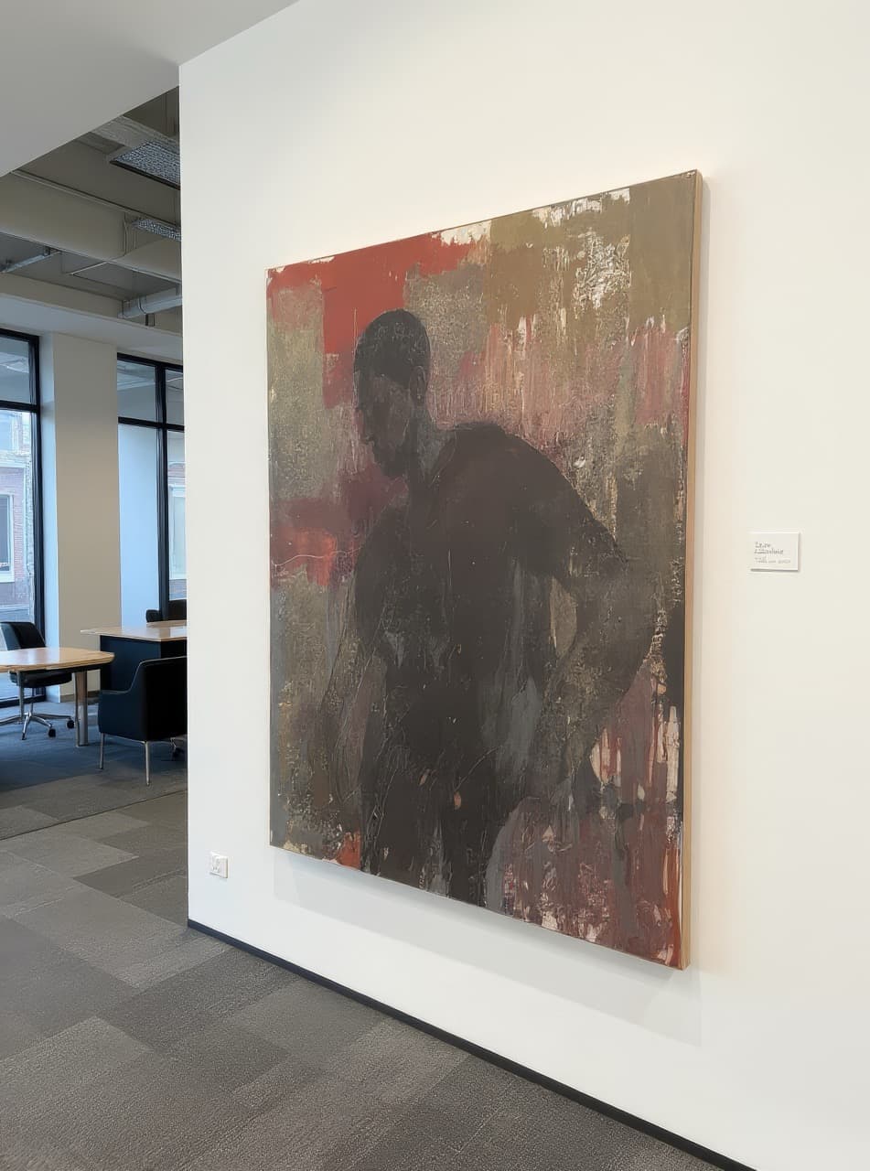 Artwork placed in Corporate Office — AI gallery mockup by ArtView Pro